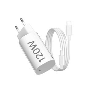 เครื่องชาร์จเร็ว 120W GaN มาตรฐานยุโรปอะแดปเตอร์ชาร์จ USB-C PD สีขาว - Product Image 1