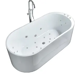 Various good quality popular product acrylic whirlpool massage bathtub indoor