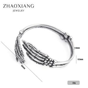 กำไลข้อมือรูปหัวกระโหลก สไตล์พังก์ ขายส่งอุปกรณ์ทำเครื่องประดับสำหรับผู้เริ่มต้น ซัพพลายเออร์จีน ราคาถูก - Product Image 6