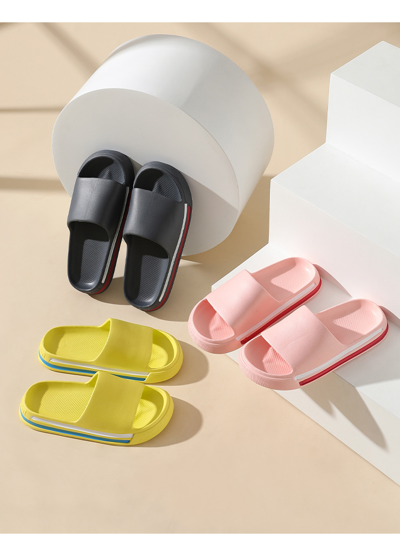 Fashion Women Men Bathroom Slides Shoes Slippers Summer Flat Sandals Shoes Wholesale
