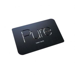 Tarjetas de Visita Metálicas Elegantes Personalizadas con Grabado y Estampado, Precio de Fábrica en China, Bajo MOQ, PVC Dorado - Product Image 1