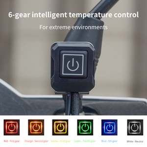 Coussinet de poignées chauffantes pour vélo électrique 5 + 1 température de vitesse réglable avec fonction de mémoire système de carrosserie essentiel pièces de moto - Product Image 5