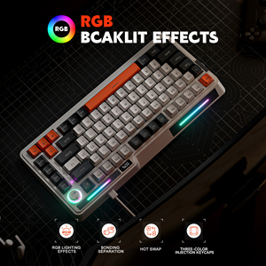 For 60% 75% 68 82 Keys Hot Swappable 2.4G Wireless Wired RGB Anti-ghosting Programmable USB 2.0 Gaming Mechanical Keyboard ZIFRI - Product Image 5