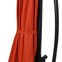 Vente chaude 3M banane Parasol Design moderne 3m suspendu parapluie en porte-à-faux manivelle pour hôtel jardin extérieur Patio pare-soleil