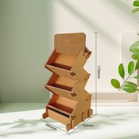 Offre Spéciale nid d'abeille carton étagère à livres pliable chaise de bureau présentoir de sol pour événement fête et exposition magasin