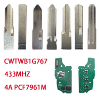 Clé de voiture télécommande plip CWTWB1G767 pour Renault Captur, Megane 3, Symbol, Dacia Duster, Logan 2, Kadjar, Kaptur, Clio, Lodgy, 433Mhz, puce 4A