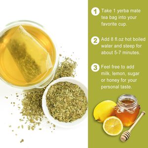 Té <span class=keywords><strong>Yerba</strong></span> Mate Té fresco y sin polvo 100% Certificado orgánico No OGM que contiene cafeína Adelgazante - Product Image 4