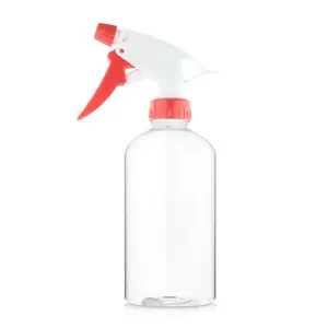 Pet spray garrafa 60ml 120ml 250ml gatilho bomba oem impressão âmbar garrafas 16 oz plástico cabelo gatilho spray