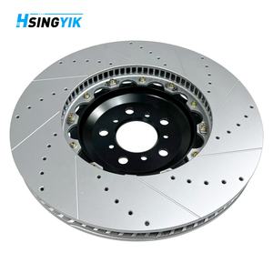 Système de freinage automatique de course à haute efficacité 2 pièces disque de frein flottant avant pour BMW M5 M6 F6 F10 F12 F13 Performance optimisée - Product Image 6