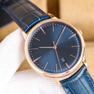Elegante Orologio da Polso Meccanico Automatico con Quadrante Blu, Data e Ora, Cassa in Acciaio Inossidabile, Vetro Zaffiro, Impermeabile, per Affari e Feste - Product Image 1