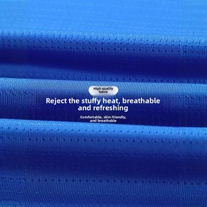 T-shirt Estiva in Seta Ghiaccio Elastica ad Asciugatura Rapida, Vestibilità Ampia, Tinta Unita, Abbigliamento Sportivo per Maratona, Maglietta Pubblicitaria a Maniche Corte - Product Image 4
