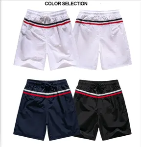 Stylish Aesthetically Pleasing Line Design Men's Sports Shorts Leisure Summer Seaside Beach Nylon Shorts