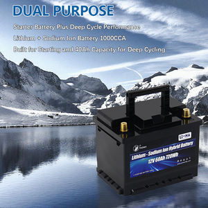 Новая технология: гибридная полутвердотельная стартерная батарея LiFePO4/натрий-ионная 12В 60Ач для легковых/грузовых автомобилей, ECO, высокий пусковой ток (CCA), двойного назначения, 4000 - Product Image 5