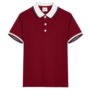 Polo de Mujer Manga Corta Color Sólido Algodón Transpirable Ropa Casual Rojo Blanco Azul Marino KMDK-9902A - Product Image 5