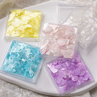 Coquille colorée Nail Art tranches 3D Nail Art flocons pour manucure décoration bricolage artisanat ongles paillettes