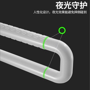 Ji Tu U Shaped Toilet <b>Grab</b> <b>Bar</b> 60cm Anti Slip ABS Handrail For Elderly Disabled Bathroom Safety Support - Product Image 5