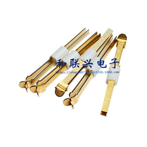 Copper Test Probe Pin 1.5/2.0/3.0mm Spring <b>Clip</b> For Instrument Fixture Use - Product Image 1