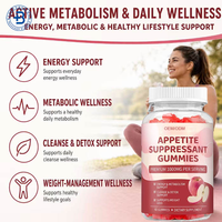 Gummies OEM Véganes Keto ACV pour Ventre Plat, Brûleur de Graisse, Bonbons Gommeux au Vinaigre de Cidre de Pomme, Suppresseur d'Appétit
