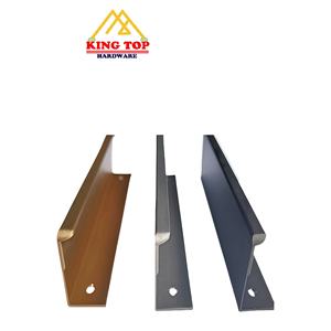 Zwart Goud F Type Aluminium Trekgrepen Voor Keukenkasten Kasten Kasten Meubels Voor Laden - Product Image 1