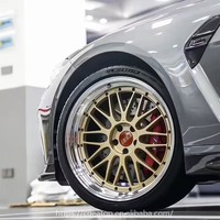 EATOP Forged Monoblock 2 Piece Wheels 5x114.3 5x120 5x112 Concave untuk Audi Q7 BMW Seri 3 5 7 X3 X5 X7 Tesla Velg Mewah