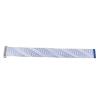 LVDS Computer-Displaykabel mit 1,0mm Abstand 30-polig Reversibel FIX-Typ LCD-Bildschirm Flexibles Kabel FFC