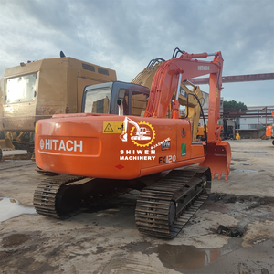 Excavatrice sur chenilles HITACHI EX120 d'occasion (98% neuve), marque japonaise, puissance 63 kW, capacité de godet 0,53 m³, haute qualité, modèles ZX55 ZX60 ZX120 - Product Image 2