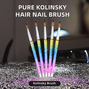 Nuevo Pincel <span class=keywords><strong>de</strong></span> Gel UV Kolinsky Líquido para Extensión <span class=keywords><strong>de</strong></span> <span class=keywords><strong>Uñas</strong></span> Acrílicas, Arte 3D, Diseño <span class=keywords><strong>de</strong></span> Pétalos, Pintura, Manicura, Tallado y Dibujo, Tendencia 2026 - Product Image 2