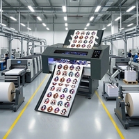 Máquina de corte digital de papel Purcell con alimentación automática para etiquetas adhesivas de hojas A3/A4, corte kiss-cut, motor paso a paso, 220V, 100m/min