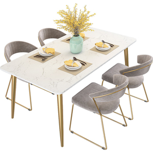 Barato al por mayor de <span class=keywords><strong>muebles</strong></span> modernos de mesa de madera de silla restaurante creativo Grupo 6/8/10 asiento mesa de comedor mdf - Product Image 3