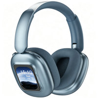 Casque de jeu stéréo ANC ENC supra-auriculaire, qualité sonore claire, casque sans fil pour la maison, le bureau et les voyages