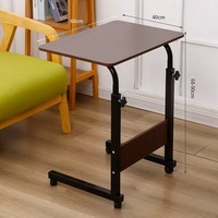 Bureau d'ordinateur mobile sur pied, réglable en hauteur, multifonctionnel, pour canapé et lit