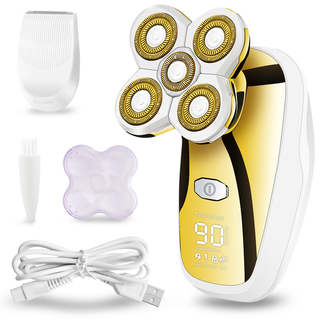 Electric Epilator Lady Hair Removal Instrument Armpit Hair Trimmer Waterproof USB Rechargeable Epilator