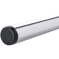 Coosport Durable unisexe 140cm X 30mm acier chromé creux haltère 20KG ensemble aérobie haltérophilie pompe barres colliers à ressort
