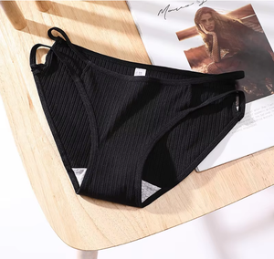 Braguitas de algodón con entrepierna de hilo para mujer, tallas grandes, cintura media-baja, estilo japonés, tipo leggings triangulares para señoritas. - Product Image 6