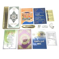 Lecteur de Coran de stylo d'or de qualité supérieure de luxe haut de gamme pour apprendre le stylo parlant de lecteur de Coran avec le livre de Coran saint pour le cadeau de Ramadan