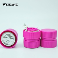 Innovatieve 30mm 38mm plastic poederdoseerkap voor drankenfles, vitamine-dispenserende shakerdop met verzegelingsring