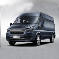 Vente en gros de bus touristiques, bus diesel 10-17 places, 190K 294KW, mini-bus navette diesel chinois, coût du mini-bus navette fermé