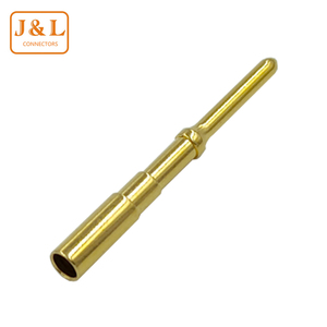 Tùy chỉnh rắn mạ vàng <span class=keywords><strong>Pin</strong></span> liên hệ với thiết bị đầu cuối cho dây nối AWG 16-20 hàng không pins - Product Image 3