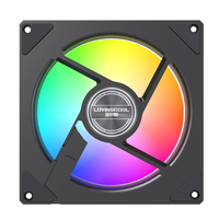 Ventilateur PC Lovingcool Vendu Directement Usine, Radiateur CPU 120 mm, Ventilateur RGB Réglable, Couleurs Variées pour Ordinateur de Gaming 120 mm