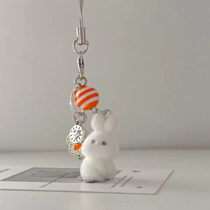 Flocado Kawaii teléfono móvil decorativo Mini figuras pingüino gato perro Pato DIY hecho <span class=keywords><strong>a</strong></span> mano llavero colgante Accesorios - Product Image 5