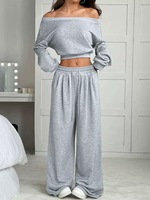 Ensemble 2 pièces décontracté et respirant pour femme, survêtement de sport oversize grande taille XL à séchage rapide