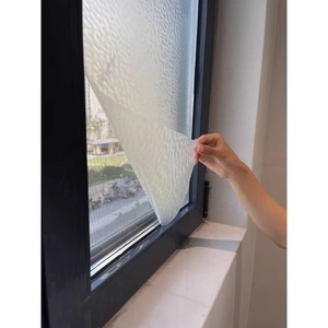 1.52*50m Modern Home Water Ripple <b>Frosted</b> Embossed 3D Decorative Window <b>Film</b> with Imported Removable Glue - Product Image 6