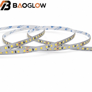 Tira de Luz LED de 2 Cables CCT de Doble Color, 120 LED/M 2835, 24V 10W/M, Placa Plateada de 8mm, 20m, Sin Caída de Voltaje, 2700K 6500K, para Interiores - Product Image 3