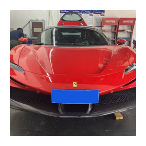 Kits de carrocería de fibra de carbono seca estilo OEM, alerón de parachoques delantero, montaje de entrada de aire para <span class=keywords><strong>Ferrari</strong></span> SF90 - Product Image 1