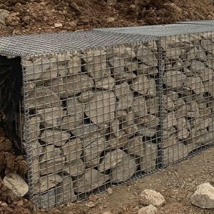 Istinat duvar kaynaklı taş kafes Gabion kutusu çit sıcak galvanizli Gabion sepet tel örgü kaya peyzaj duvar için dolu - Product Image 6