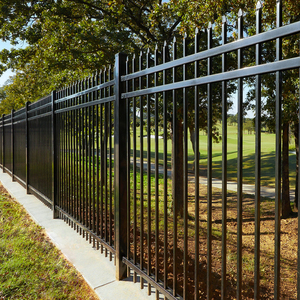 Hàng rào thép mạ kẽm sơn tĩnh điện chất lượng cao, hàng rào nhôm ngoài trời cho sân vườn - Product Image 1