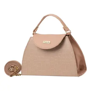 Sac bandoulière pour femme Fana 21x8x13 cm, motif crocodile, PU imperméable, sac à bandoulière tendance d'hiver avec chaîne - Product Image 3