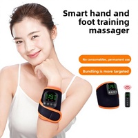 Nouveau masseur de mains EMS, portable, intelligent, avec compresse chaude, massage par impulsions sans fil, alimenté par USB, YFT-K68 CN