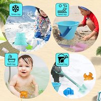 Ensemble de pelles longues et de jouets de plage pour enfants, kit d'outils de plage pour enfants, jouets de plage d'été pour tout-petits