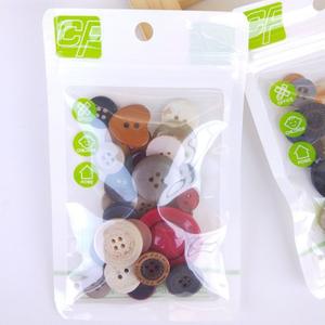 Botones Acrílicos de 4 Agujeros para Bolsas de Tiendas de Artículos Económicos, en Bolsas, Varios Tamaños, Sin Plomo, Venta al por Mayor - Product Image 5